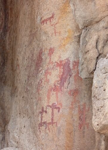 Cave paintings from San Miguel de Allende